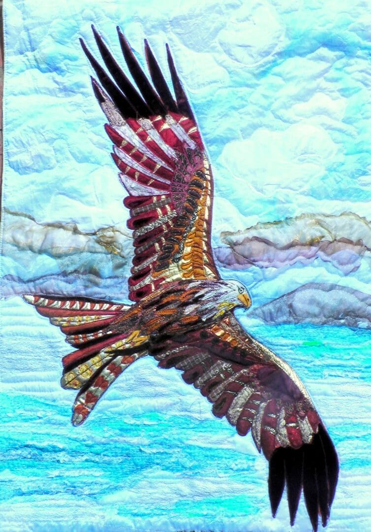 Original Art Wild Bird Red Kite.