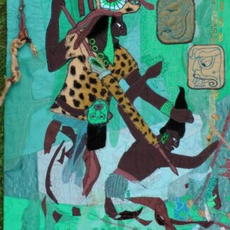 Original Art Mayan wall Hanging