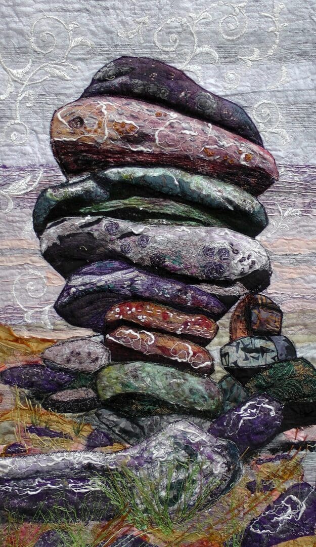 Original Art The Cheesewring Wall Hanging Stones Bodmin Moor