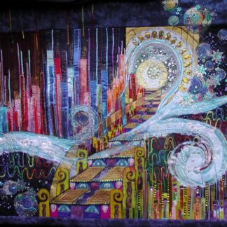 Stairway to Heaven. Ascending the frequencies. Spiritual art.