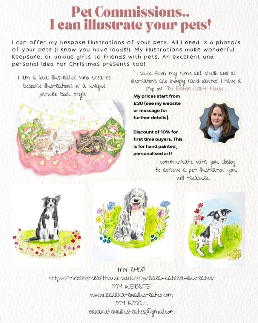 Illustrated Hand Painted Pet Commissions - Image 4