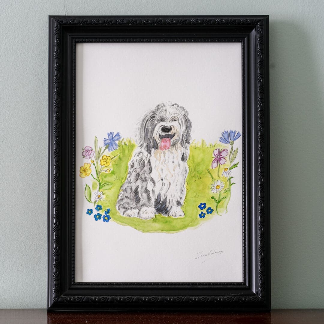 #oldenglishsheepdog #dogillustration #dogart #dogowner #doglover #giftfordoglovers