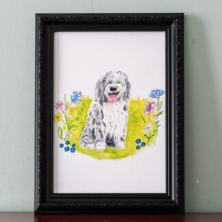 #oldenglishsheepdog #dogillustration #dogart #dogowner #doglover #giftfordoglovers