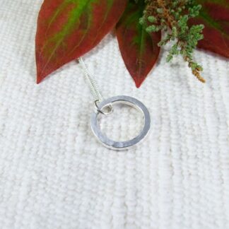 eternal love circle necklace