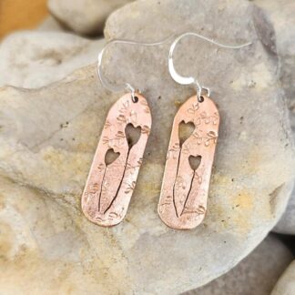 Copper earrings