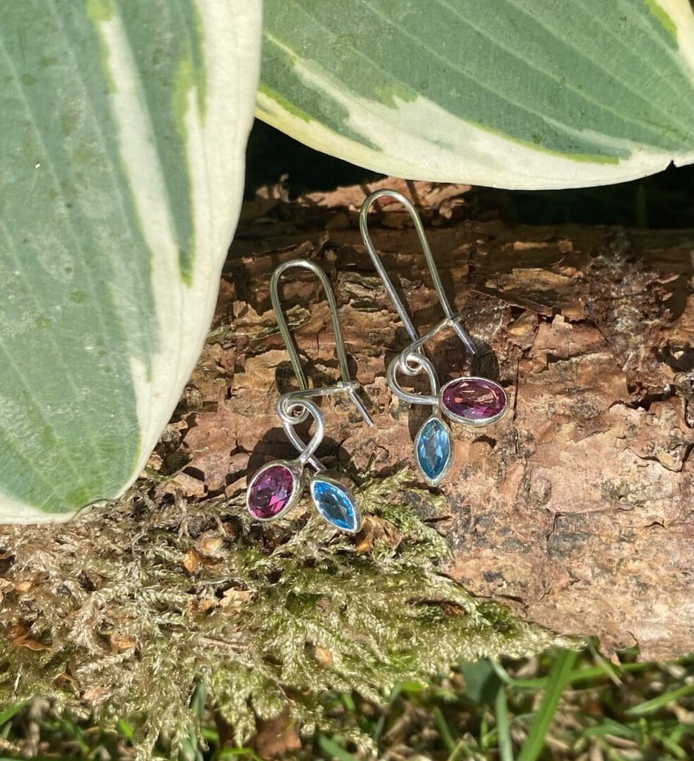Topaz Twist Earrings - Image 3
