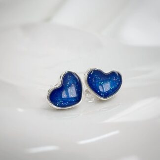 True Heart Ashes Earrings in Sterling Silver