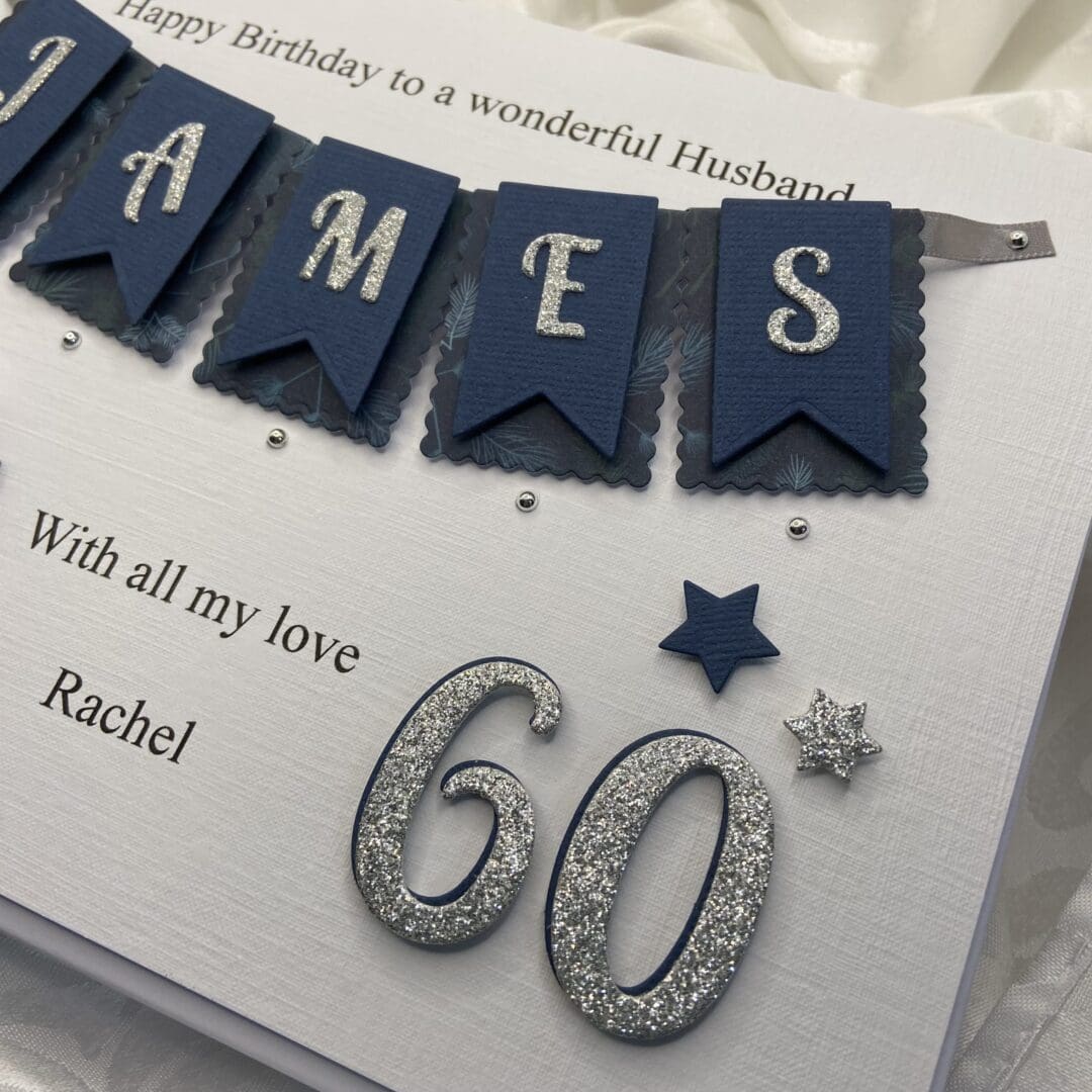 Personalised Handmade Husband Birthday Card Son Grandson Gift Boxed Any Age 18 21 30 40 50 60 - Image 8