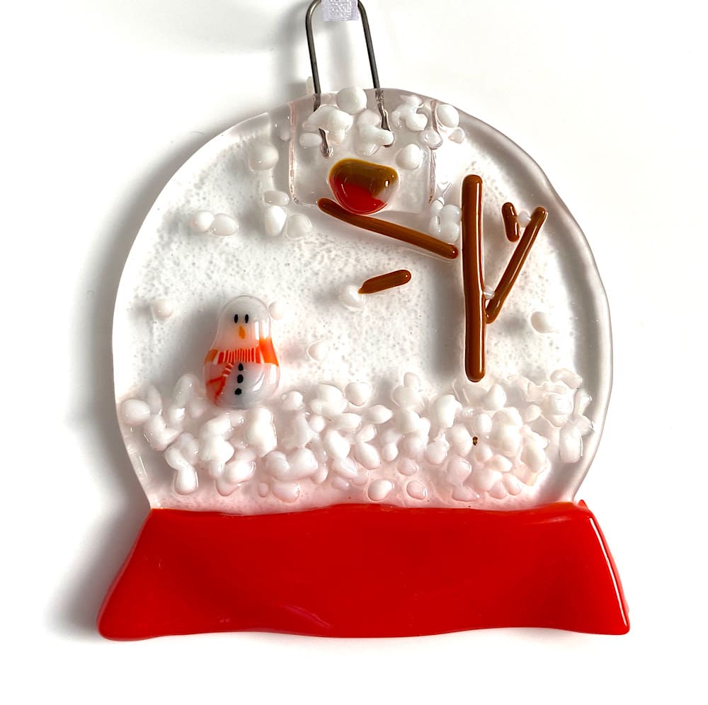 Winter Snow Globe Mini Fused Glass Kit - Image 3