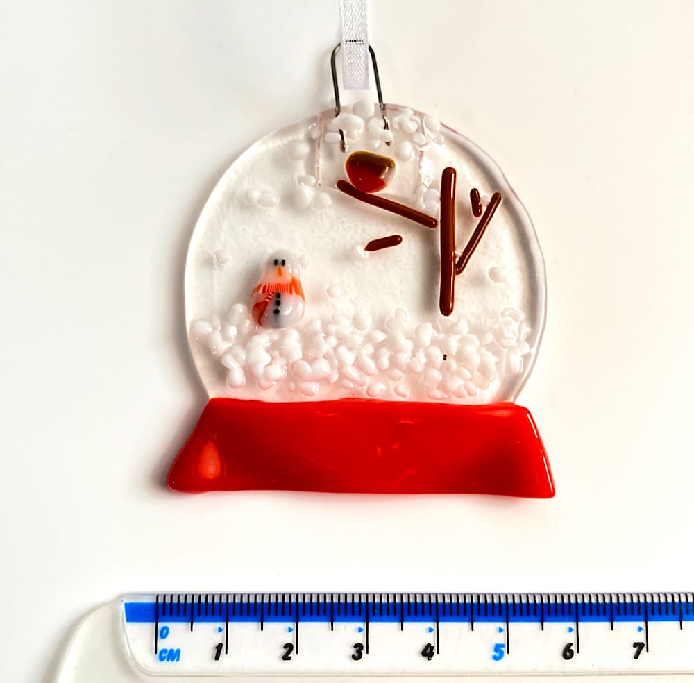 Winter Snow Globe Mini Fused Glass Kit - Image 5
