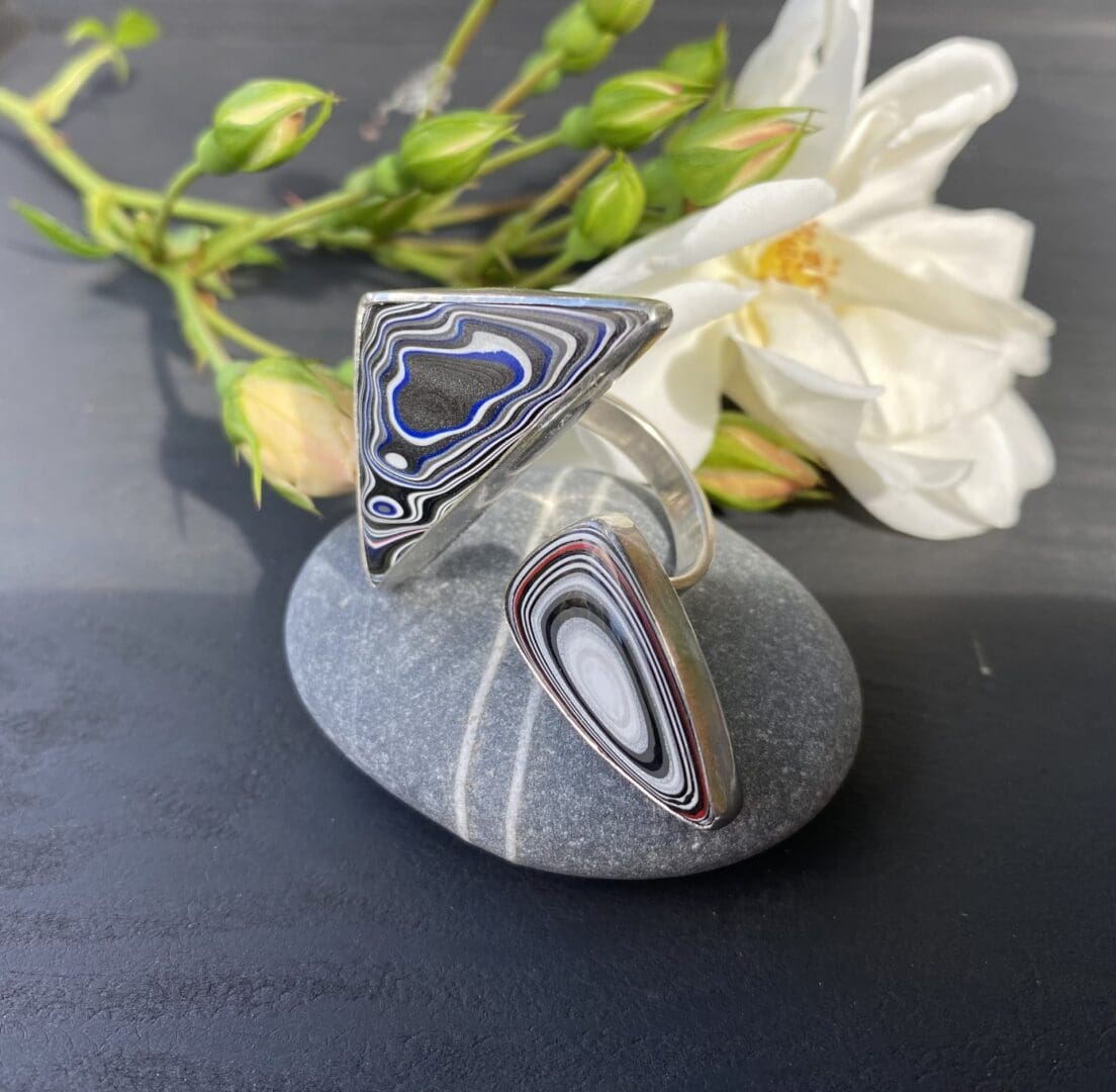 Geometric Fordite Ring - Image 4