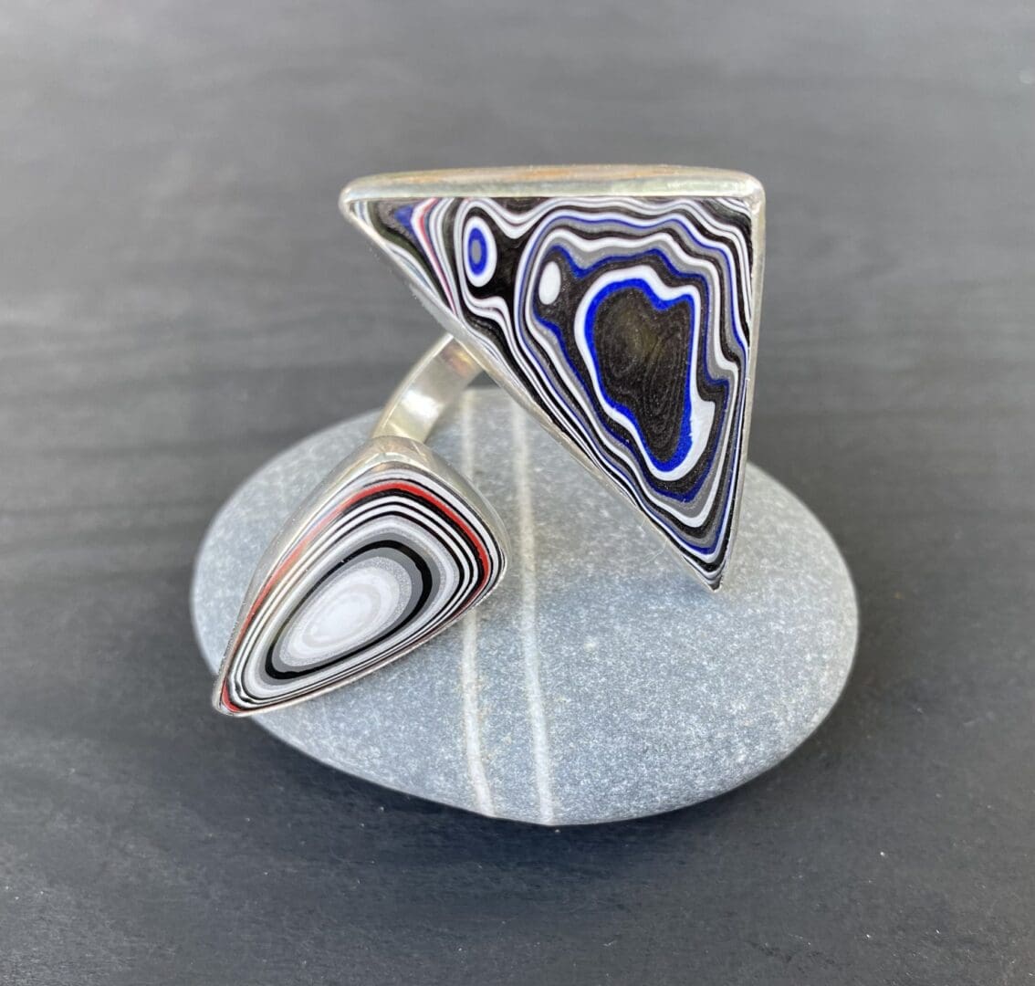 Geometric Fordite Ring - Image 5