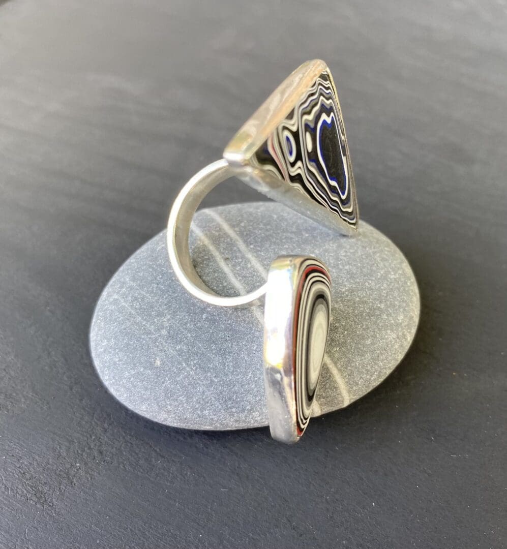 Geometric Fordite Ring - Image 3