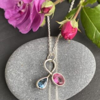Topaz Twist Necklace