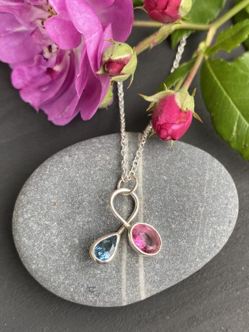 Topaz Twist Necklace