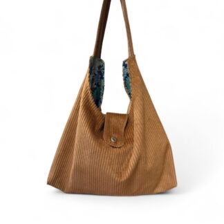 Corduroy slouch bag