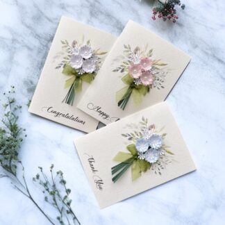 Handmade Greeting Card, Floral Birthday Card, 3D Unique Card, Any Occasion Card