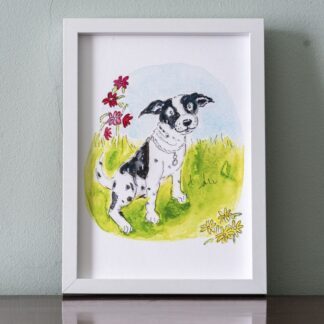 #bulldog #dogillustration #gicleeprint #print #painting #blackandwhitebulldog