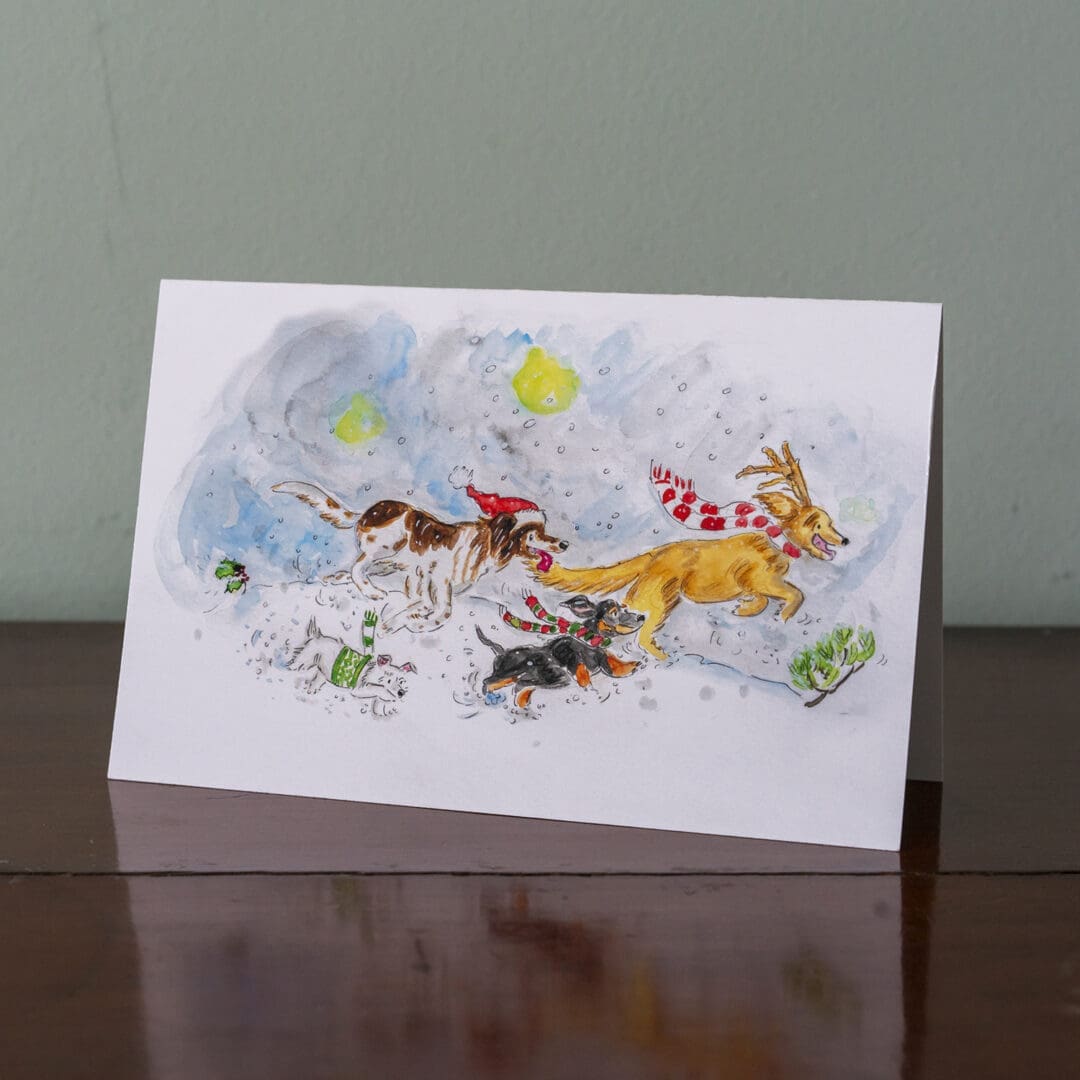 #Christmas #cards #dogs #christmasdogs #illustrations