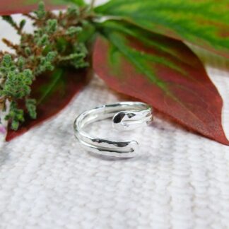 silver wrap over ring