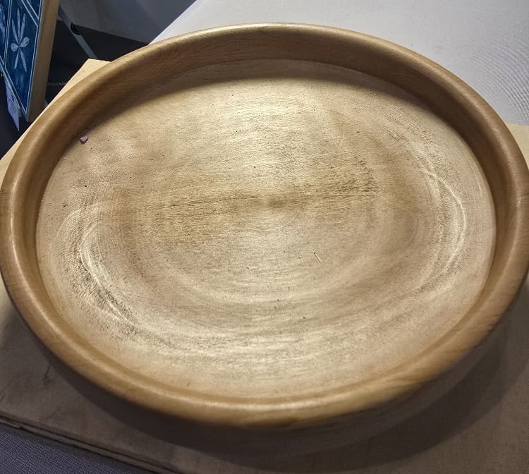 Hand-Turned Alder Wood Decorative Bowl - Image 4