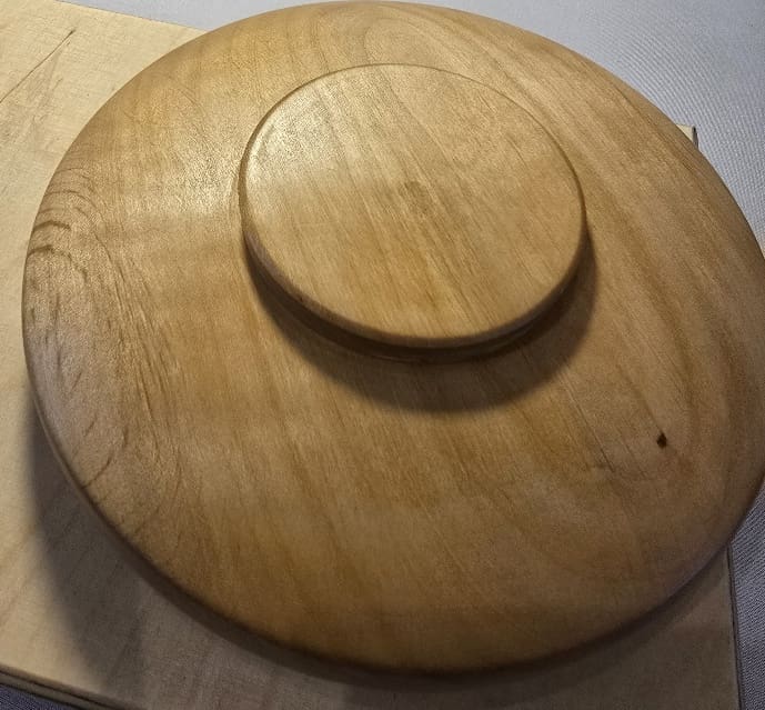 Hand-Turned Alder Wood Decorative Bowl - Image 3