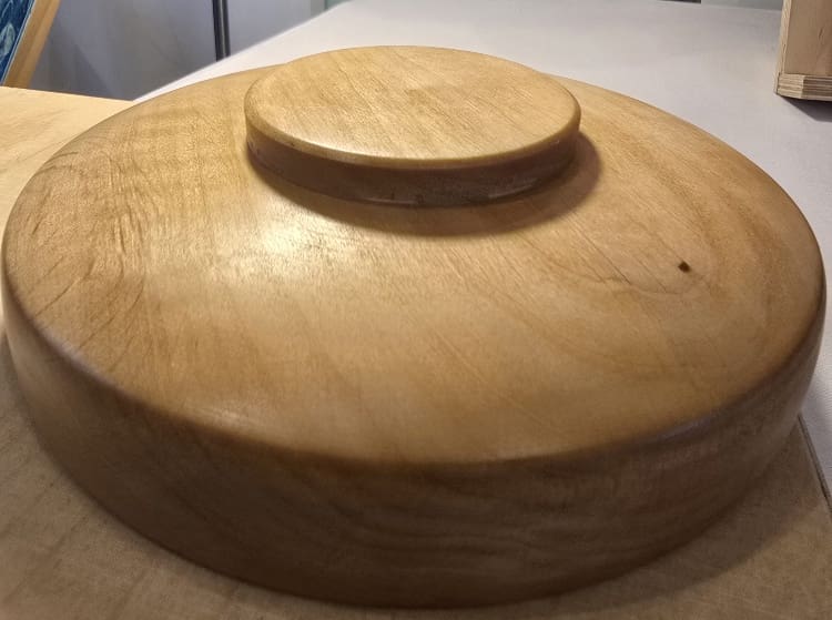Hand-Turned Alder Wood Decorative Bowl - Image 2