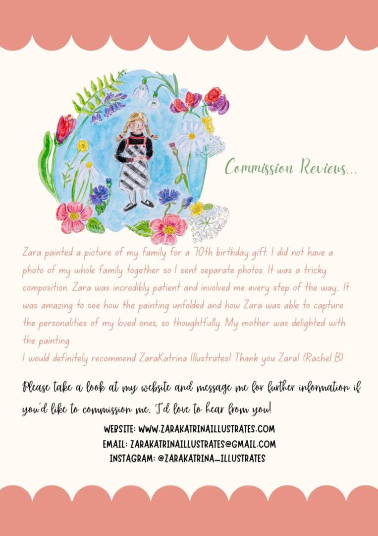 Bespoke Illustrator Available for People and Family Commissions- - Image 9