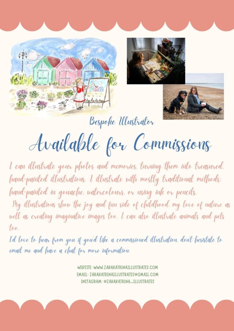Bespoke Illustrator Available for People and Family Commissions-