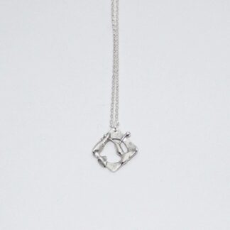 Silver Splash pendant necklace