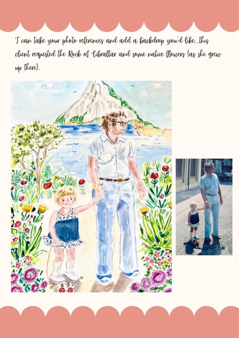 Bespoke Illustrator Available for People and Family Commissions- - Image 3