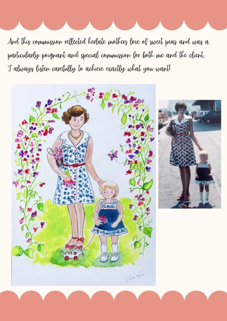 Bespoke Illustrator Available for People and Family Commissions- - Image 2