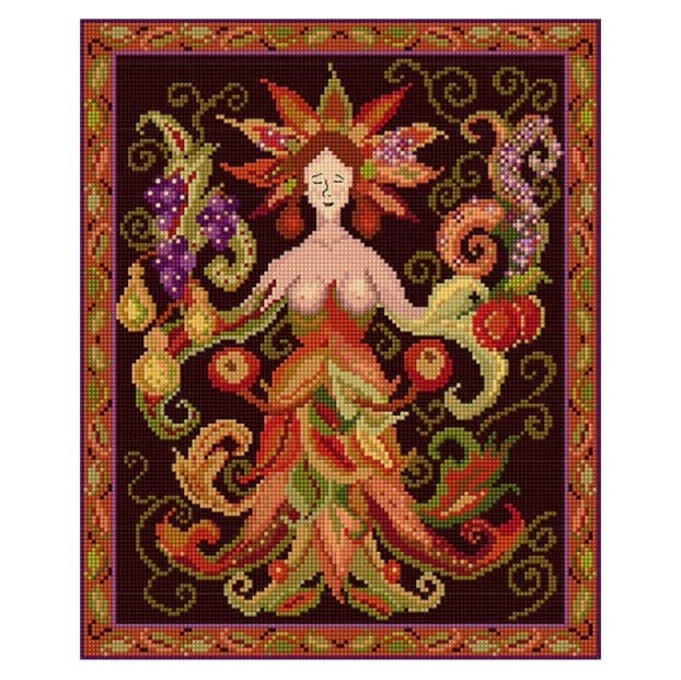 Autumn Goddess Tapestry Kit Traquair House Chapel Needlework Collection