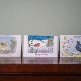 #christmascards #christmasbirdcards #britishbirds #britishbirdcards #festivecards