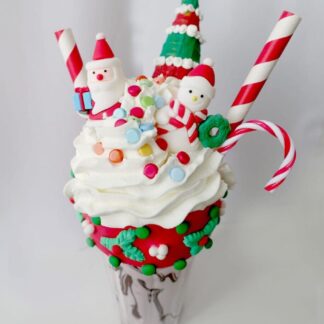 Fake Food Art Shake Christmas theme