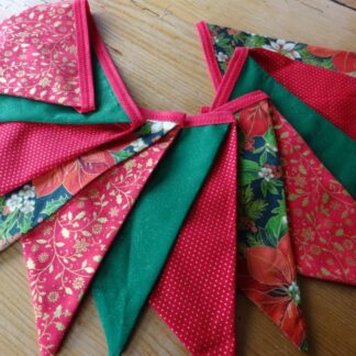 Christmas bunting - traditional Christmas - decorations - festive - bunting