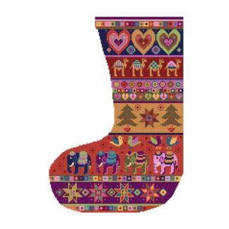 elephant Stocking Tapestry Kit