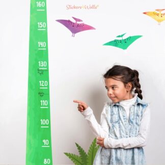 Dinosaur themed height chart