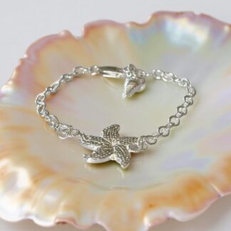 Silver Starfish Bracelet