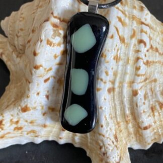 3 is the Magic Number Glass Pendant