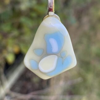 Triangular Fused Glass Pendant