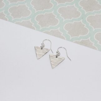 Sterling silver Tri earrings