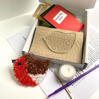 Robin Mini make at home fused glass kit