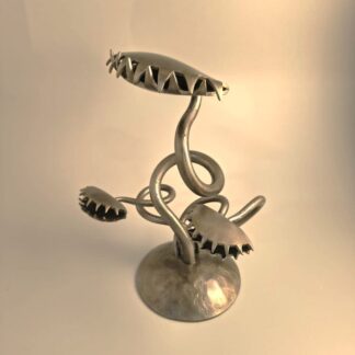 Metal Venus Flytrap Made By A Blacksmith