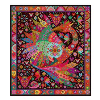 Mexican Bird Fiesta Tapestry Kit