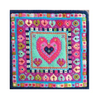 Little Heart Tile Tapestry Kit Animal Fayre Designer Tapestry Kits