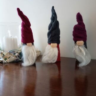 Needle-felted Scandi gonks