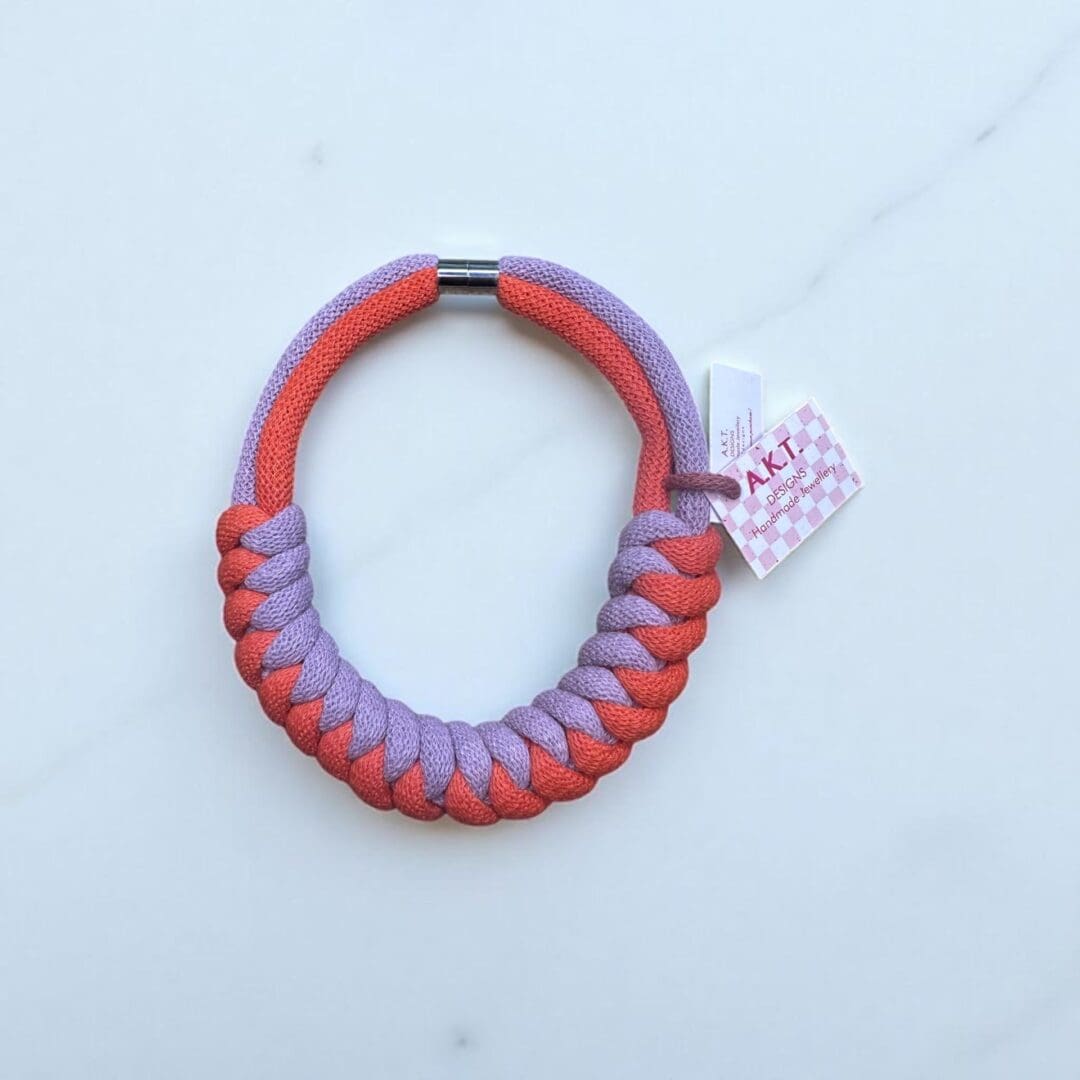 Handmade rope necklace