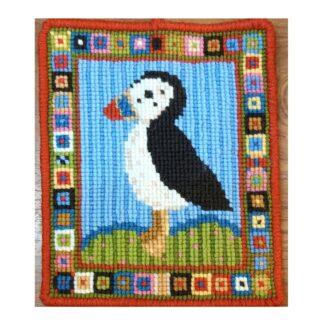 Puffin Tile Tapestry Kit Animal Fayre Designer Tapestry Kits