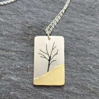 Tree landscape pendant